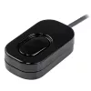StarTech.com 2 prievadų USB VGA kabelinis KVM komutatorius – maitinamas per USB, su nuotoliniu jungikliu
