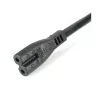 StarTech.com 3 pėdų (1 m) JK nešiojamojo kompiuterio maitinimo laidas, BS 1363 į C7, 2,5 A 250 V, 18AWG, juodas, JK nešiojamojo kompiuterio pakaitinis laidas, spausdintuvo maitinimo laidas, kintamosios srovės nešiojamojo kompiuterio įkroviklio laidas, nešiojamojo kompiuterio maitinimo bloko laidas
