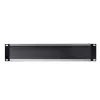 StarTech.com Horizontal 2U Server Rack kabelis Management Finger Duct w/ Cover - 19 inch tinklo Rack Wire Duct Raceway Panel - Slotted Wire Duct