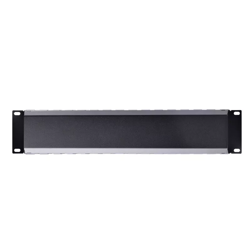 StarTech.com Horizontal 2U Server Rack kabelis Management Finger Duct w/ Cover - 19 inch tinklo Rack Wire Duct Raceway Panel - Slotted Wire Duct