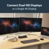StarTech.com USB 3.0 dokinimo stotis, dviejų monitorių, su HDMI ir 4K DisplayPort – USB 3.0 prie 4x USB-A, Ethernet, HDMI ir DP – USB tipo A universali nešiojamųjų kompiuterių dokinimo stotis, skirta Mac ir Windows