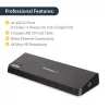 StarTech.com USB 3.0 dokinimo stotis, dviejų monitorių, su HDMI ir 4K DisplayPort – USB 3.0 prie 4x USB-A, Ethernet, HDMI ir DP – USB tipo A universali nešiojamųjų kompiuterių dokinimo stotis, skirta Mac ir Windows