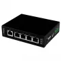 StarTech.com 5 prievadų nevaldomas pramoninis Gigabit Ethernet komutatorius – DIN bėgelis / tvirtinamas prie sienos