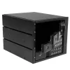 StarTech.com 4 vietų aliuminio belaištis karšto prijungimo mobilus stovas, skirtas 3,5 col. SAS II/SATA III – 6 Gbps HDD