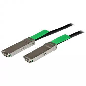 StarTech.com MSA Compliant QSFP+ Direct-Attach Twinax kabelis - 2 m (6.6 ft)~MSA Uncoded Suderinama 2m 40G QSFP+ to QSFP+ Direct Attach Breakout kabelis Twinax - 40 GbE QSFP+ Copper DAC 40 Gbps Low Power Passive siųstuvas-imtuvas Module DAC