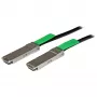 StarTech.com MSA Compliant QSFP+ Direct-Attach Twinax kabelis - 2 m (6.6 ft)~MSA Uncoded Suderinama 2m 40G QSFP+ to QSFP+ Direct Attach Breakout kabelis Twinax - 40 GbE QSFP+ Copper DAC 40 Gbps Low Power Passive siųstuvas-imtuvas Module DAC