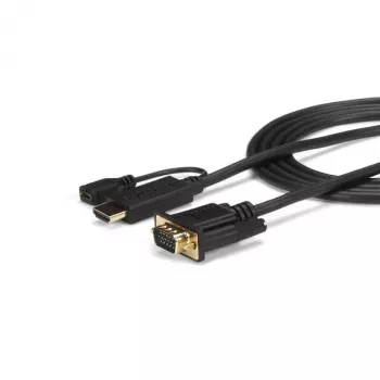 StarTech.com 3 pėdų HDMI į VGA aktyvus keitiklio kabelis - HDMI į VGA adapteris - 1920x1200 arba 1080p