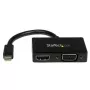 StarTech.com kelioninis A/V adapteris: 2-in-1 Mini DisplayPort į HDMI arba VGA keitiklis