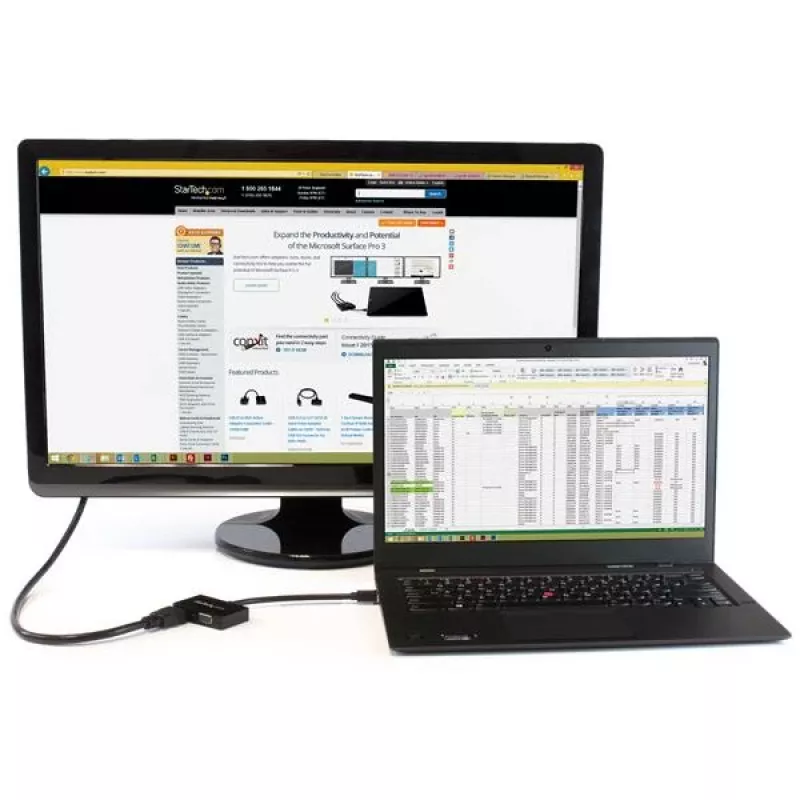StarTech.com kelioninis A/V adapteris: 2-in-1 Mini DisplayPort į HDMI arba VGA keitiklis