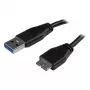 “StarTech.com” plonas “Micro USB 3.0” laidas - M/M - 3m (10 pėdų), 3 m, USB A, Micro-USB B, USB 3.2 Gen 1 (3.1 Gen 1), kištukas/kištukas, juodas