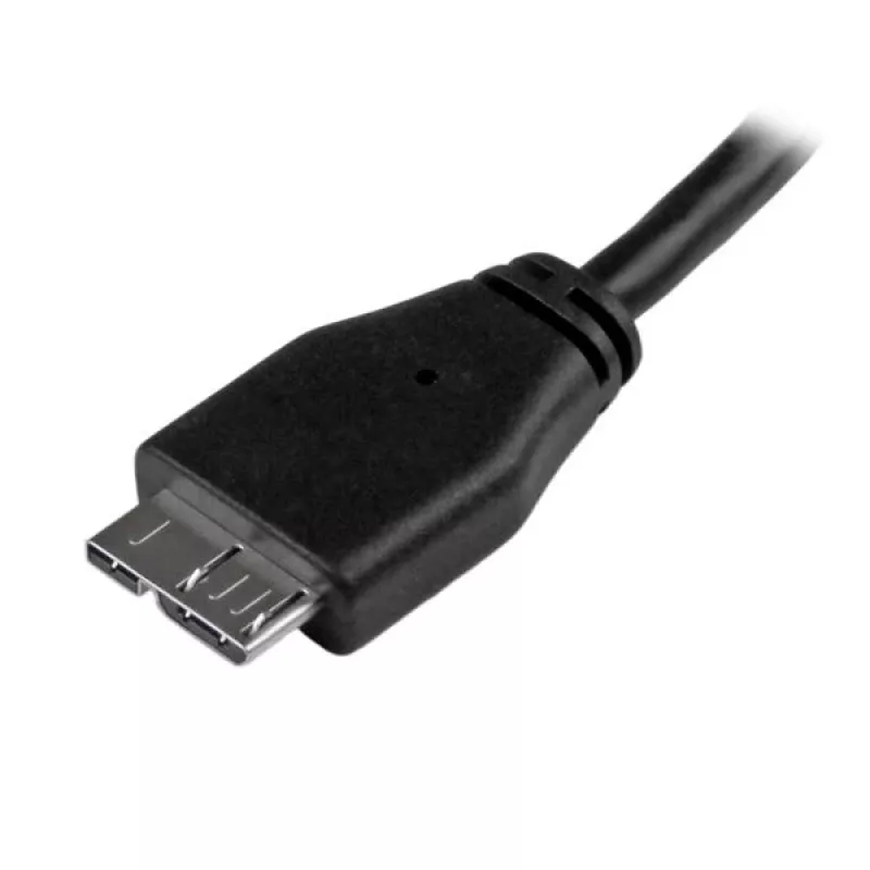 “StarTech.com” plonas “Micro USB 3.0” laidas - M/M - 3m (10 pėdų), 3 m, USB A, Micro-USB B, USB 3.2 Gen 1 (3.1 Gen 1), kištukas/kištukas, juodas