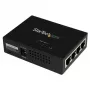 StarTech.com 4 prievadų Gigabit Midspan - PoE+ injektorius - 802.3at/af