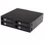 StarTech.com 4-vietis mobilus dėklas, skirtas 2,5 col. SATA/SAS diskams