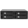 StarTech.com 4-vietis mobilus dėklas, skirtas 2,5 col. SATA/SAS diskams