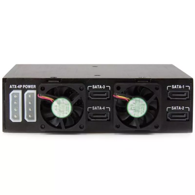 StarTech.com 4-vietis mobilus dėklas, skirtas 2,5 col. SATA/SAS diskams