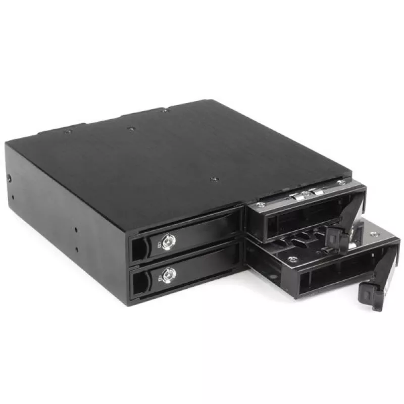 StarTech.com 4-vietis mobilus dėklas, skirtas 2,5 col. SATA/SAS diskams