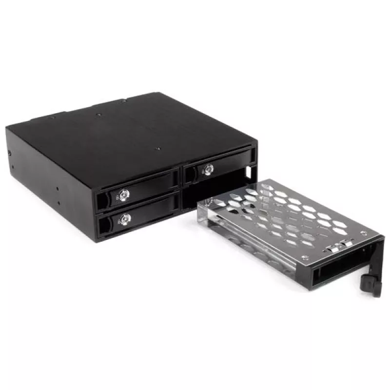 StarTech.com 4-vietis mobilus dėklas, skirtas 2,5 col. SATA/SAS diskams