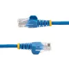 StarTech.com Cat5e komutacinis kabelis su nesikabinančiomis RJ45 jungtimis - 1 m, mėlynas