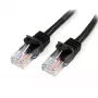 StarTech.com Cat5e komutacinis kabelis su neužkliūvančiomis RJ45 jungtimis - 1 m, juodas