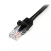 StarTech.com Cat5e komutacinis kabelis su neužkliūvančiomis RJ45 jungtimis - 1 m, juodas