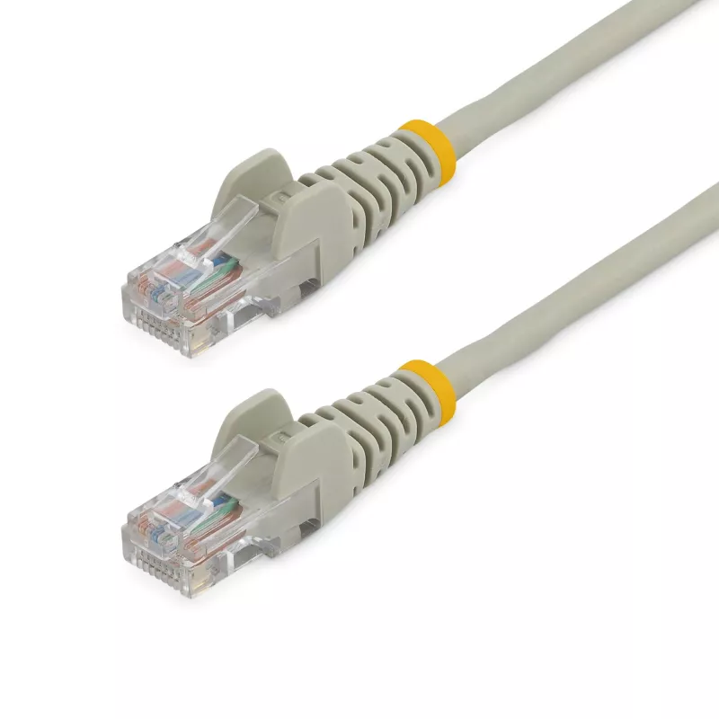 StarTech.com Cat5e komutacinis kabelis su nesikabinančiomis RJ45 jungtimis – 3 m, pilkas