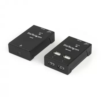 StarTech.com 4 prievadų USB 2.0 plėtiklis per Cat5 arba Cat6 kabelį – 130 pėdų (40 m)