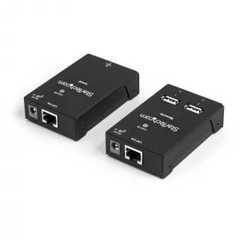 StarTech.com 4 prievadų USB 2.0 plėtiklis per Cat5 arba Cat6 kabelį – 130 pėdų (40 m)