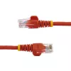 StarTech.com Cat5e komutacinis kabelis su neužkliūvančiomis RJ45 jungtimis – 2 m, raudonas