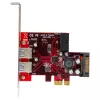 StarTech.com 4 prievadų PCI Express USB 3.0 kortelė - 2 išoriniai ir 2 vidiniai - SATA maitinimas - UASP palaikymas - 2x vidinės (IDC) pagrindinės plokštės tipo jungtys