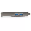 StarTech.com 4 prievadų PCI Express USB 3.0 kortelė - 2 išoriniai ir 2 vidiniai - SATA maitinimas - UASP palaikymas - 2x vidinės (IDC) pagrindinės plokštės tipo jungtys