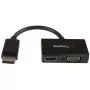 StarTech.com Travel A/V Adapter: 2-in-1 DisplayPort to HDMI or VGA