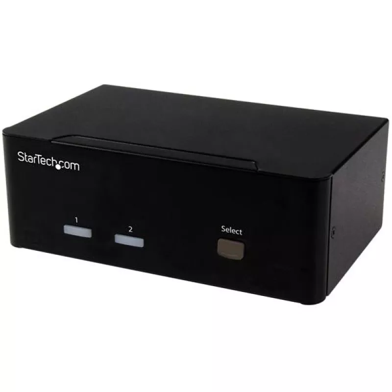 StarTech.com 2 prievadų KVM komutatorius su dviguba VGA – USB 2.0, 1920 x 1200 pikselių, Full HD, 18 W, juodas