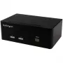 StarTech.com 2 prievadų KVM komutatorius su dviguba VGA – USB 2.0, 1920 x 1200 pikselių, Full HD, 18 W, juodas