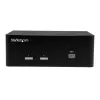 StarTech.com 2 prievadų KVM komutatorius su dviguba VGA – USB 2.0, 1920 x 1200 pikselių, Full HD, 18 W, juodas