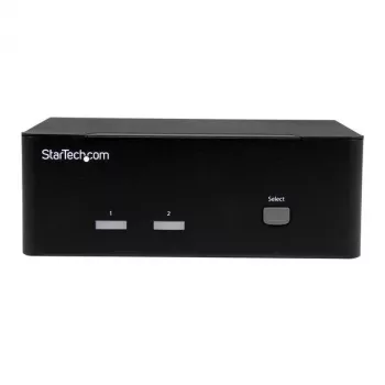 StarTech.com 2 prievadų KVM komutatorius su dviguba VGA – USB 2.0, 1920 x 1200 pikselių, Full HD, 18 W, juodas