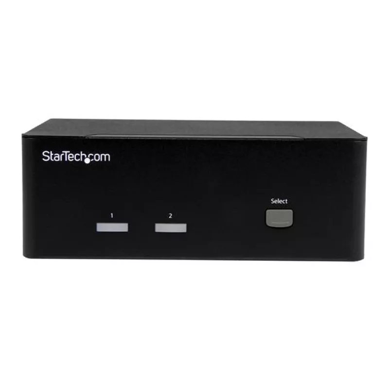 StarTech.com 2 prievadų KVM komutatorius su dviguba VGA – USB 2.0, 1920 x 1200 pikselių, Full HD, 18 W, juodas
