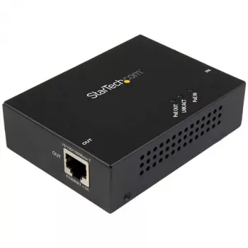StarTech.com 1 prievado Gigabit PoE+ plėtiklis - 802.3at ir 802.3af - 100 m
