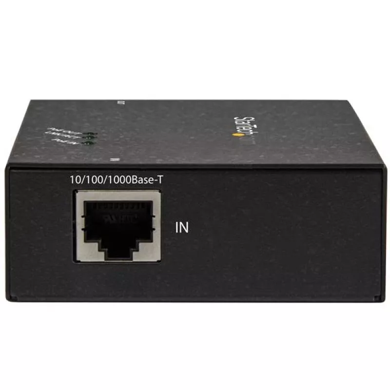 StarTech.com 1 prievado Gigabit PoE+ plėtiklis - 802.3at ir 802.3af - 100 m