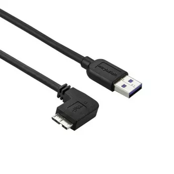 StarTech.com plonas Micro-USB 3.0 laidas - M/M - kairiojo kampo Micro USB - 2 m (6 pėd.)
