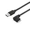 StarTech.com Plonas Micro USB 3.0 laidas - V/V - statusis Micro-USB - 0,5 m (20 colių)