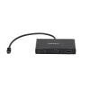 StarTech.com 3 prievadų kelių monitorių adapteris – mini DisplayPort į HDMI MST šakotuvas – triguba 1080p arba dviguba 4K 30Hz – vaizdo skirstytuvas išplėstiniam darbalaukio režimui tik Windows – mDP 1.2 į 3x HDMI