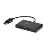 StarTech.com 3 prievadų kelių monitorių adapteris – DisplayPort 1.2 į 3x HDMI MST šakotuvas – Trys 1080p HDMI monitoriai – Vaizdo skirstytuvas, skirtas išplėstiniam darbalaukio režimui tik Windows kompiuteriuose – DP į 3x HDMI