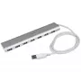StarTech.com 7 prievadų USB šakotuvas, USB A į 7x USB-A prievadų, USB 5 Gbps, tvirta konstrukcija, maitinamas magistralės arba išoriniu maitinimo šaltiniu, nešiojamas nešiojamojo kompiuterio USB 3.0 šakotuvo plėtiklis su maitinimo adapteriu