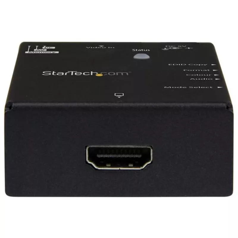 StarTech.com EDID emuliatorius HDMI ekranams - 1080p, juoda, plienas, RoHS, CE, FCC, 1920 x 1080 pikselių, 720p, 1080p, HDMI