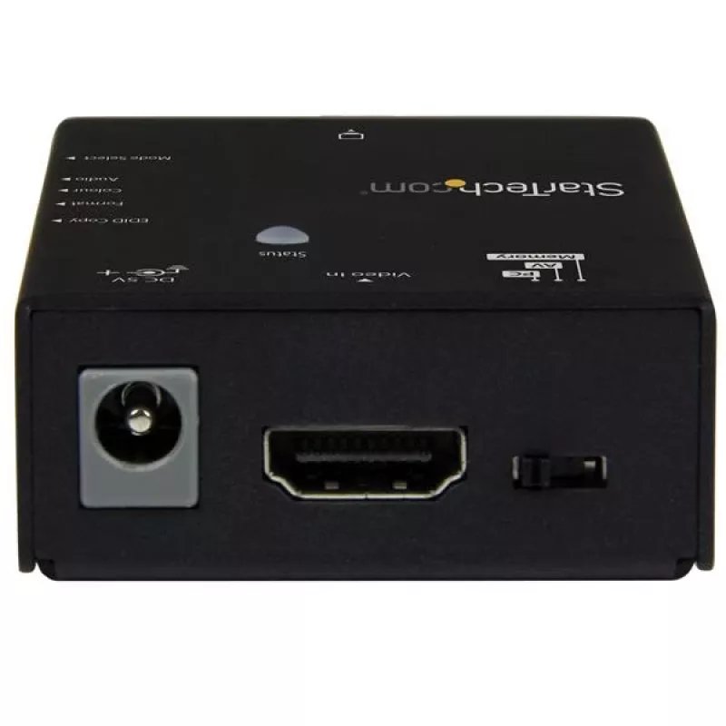 StarTech.com EDID emuliatorius HDMI ekranams - 1080p, juoda, plienas, RoHS, CE, FCC, 1920 x 1080 pikselių, 720p, 1080p, HDMI