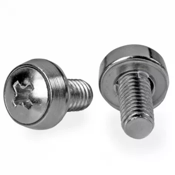 StarTech.com M6 x 12mm - tvirtinimo varžtai - 100 vnt. pakuotė