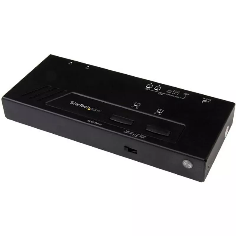 StarTech.com 2x2 HDMI Matricinis Jungiklis - 4K su Greitu Perjungimu ir Automatiniu Aptikimu
