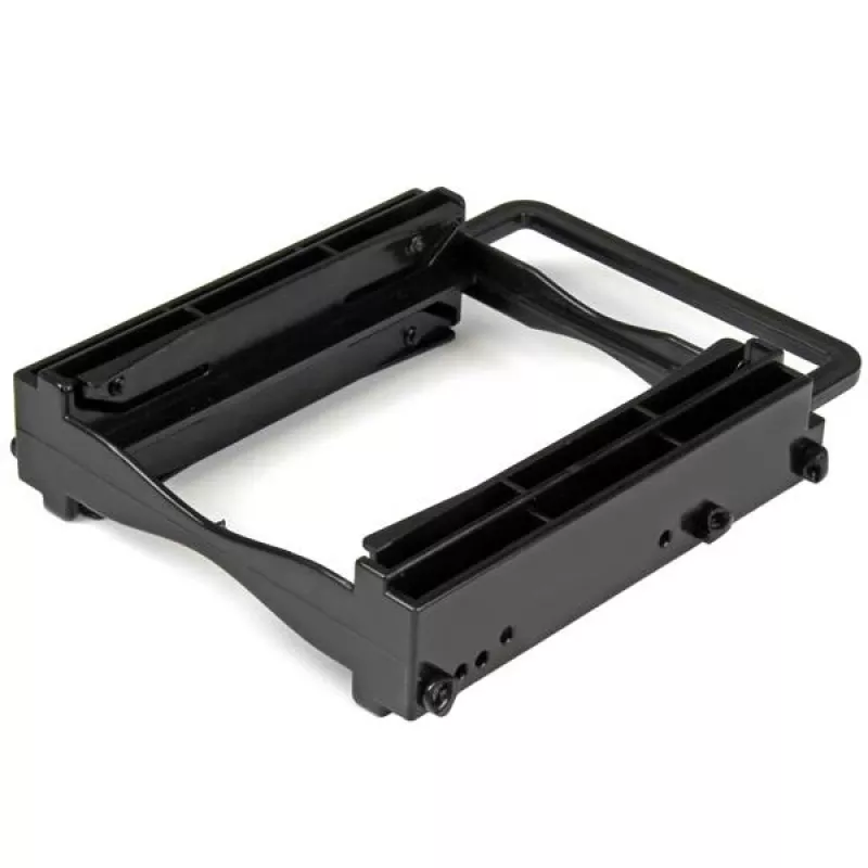 StarTech.com dvigubas 2,5 colio SSD/HDD tvirtinimo laikiklis 3,5” diskų įdėklui – montavimas be įrankių