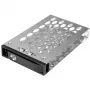 StarTech.com 2,5 col. karšto keitimo standžiojo disko dėklas, 2,5 col., Priekinė panelė, Juoda, Sidabrinė, 2,5 col., Plastikas, Plienas, 70 mm