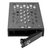 StarTech.com 2,5 col. karšto keitimo standžiojo disko dėklas, 2,5 col., Priekinė panelė, Juoda, Sidabrinė, 2,5 col., Plastikas, Plienas, 70 mm
